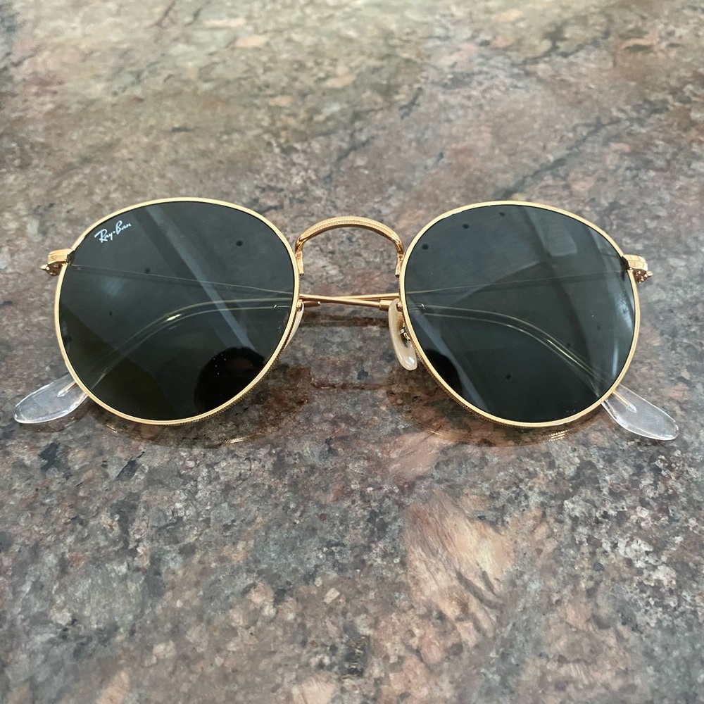Raybans - round metal